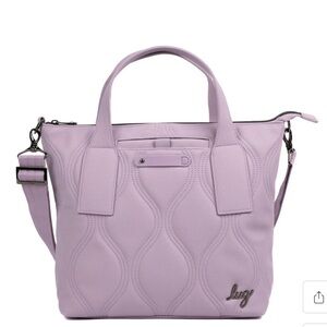 Lug Alto Matte Luxe VL Convertible Tote Bag Sugarplum- NWT
